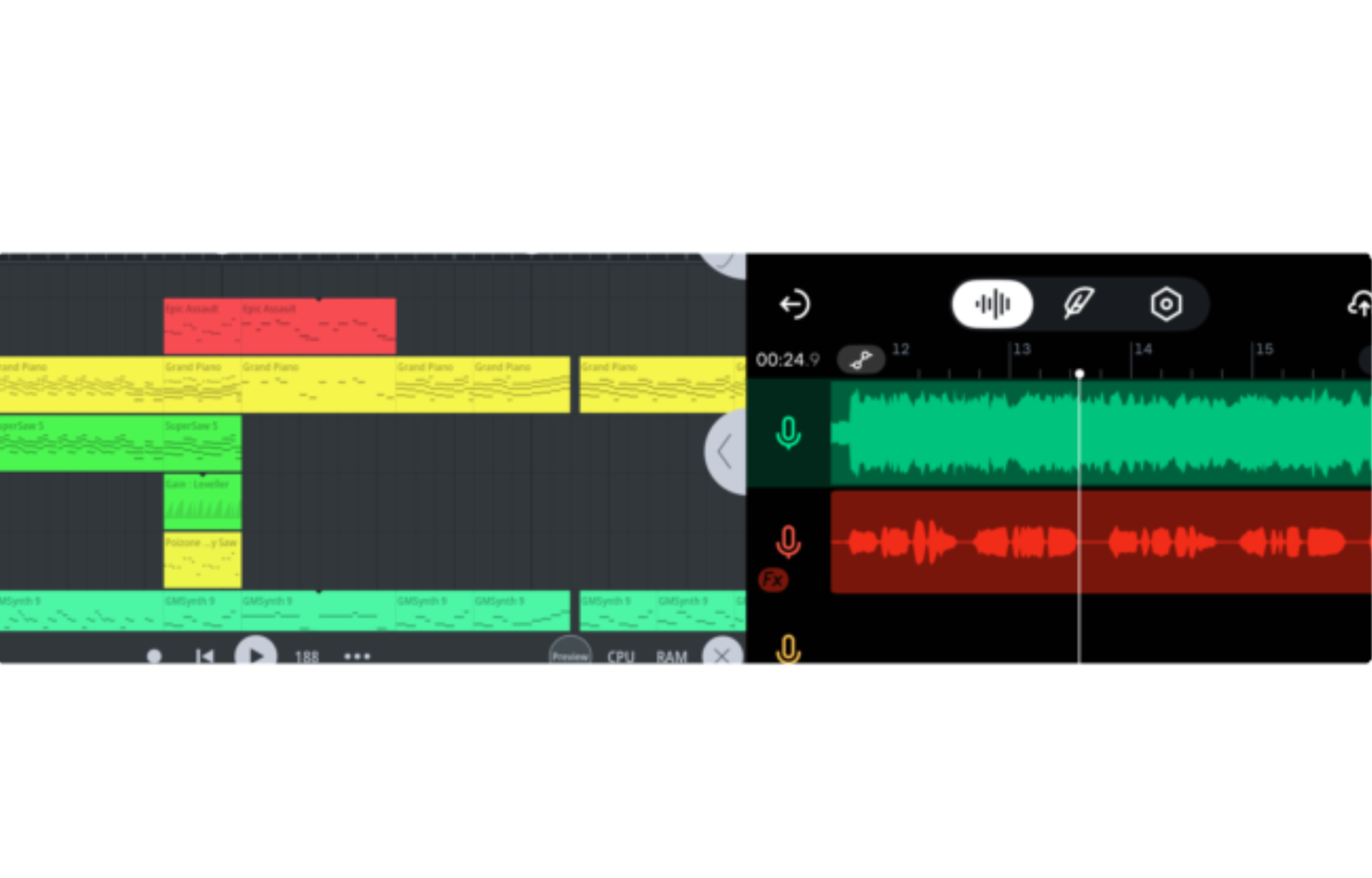 Music producer example